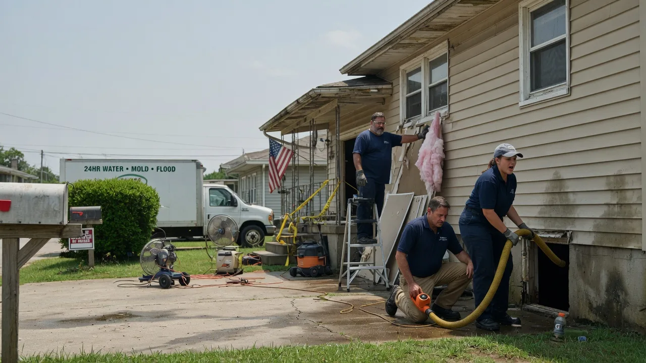 Water Damage Repair in Dow, IL near me